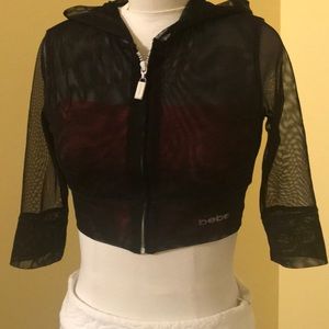 bebe mesh hoody